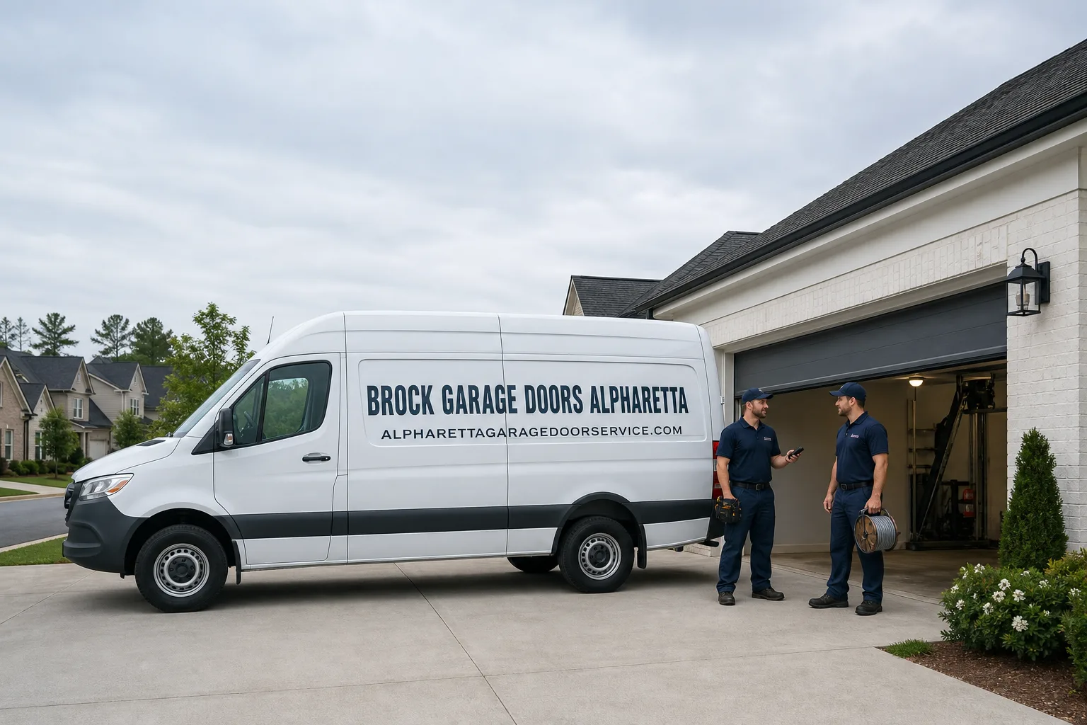 Brock Garage Doors Alpharetta garage door team